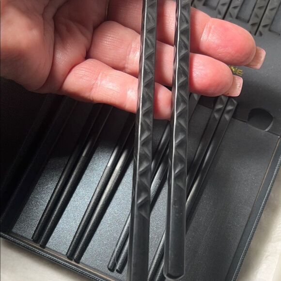 Black Chopsticks Set - Picture 2 of 8